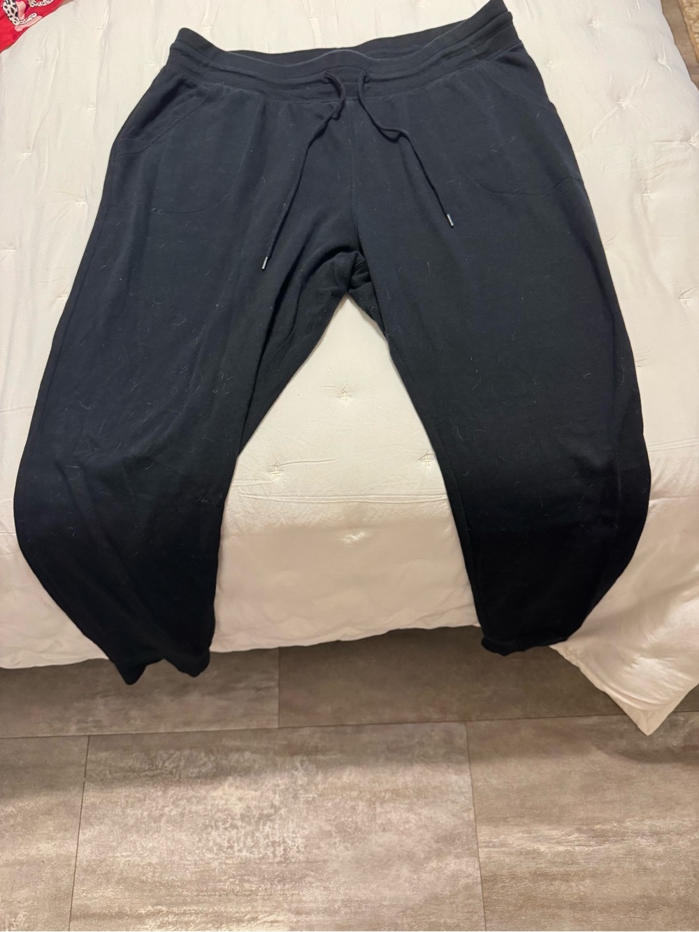 Black Drawstring Jogger Pants